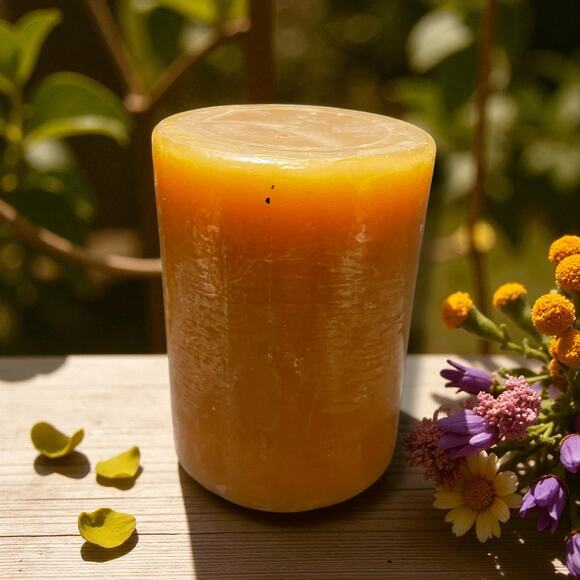 Pier 1 Imports Pillar Candle Patchouli Scented 3 x 4" Home Fragrance Decor Gift - Picture 6 of 6